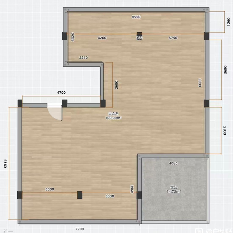 【免费设计】贴吧回贴：自建房的三房分割